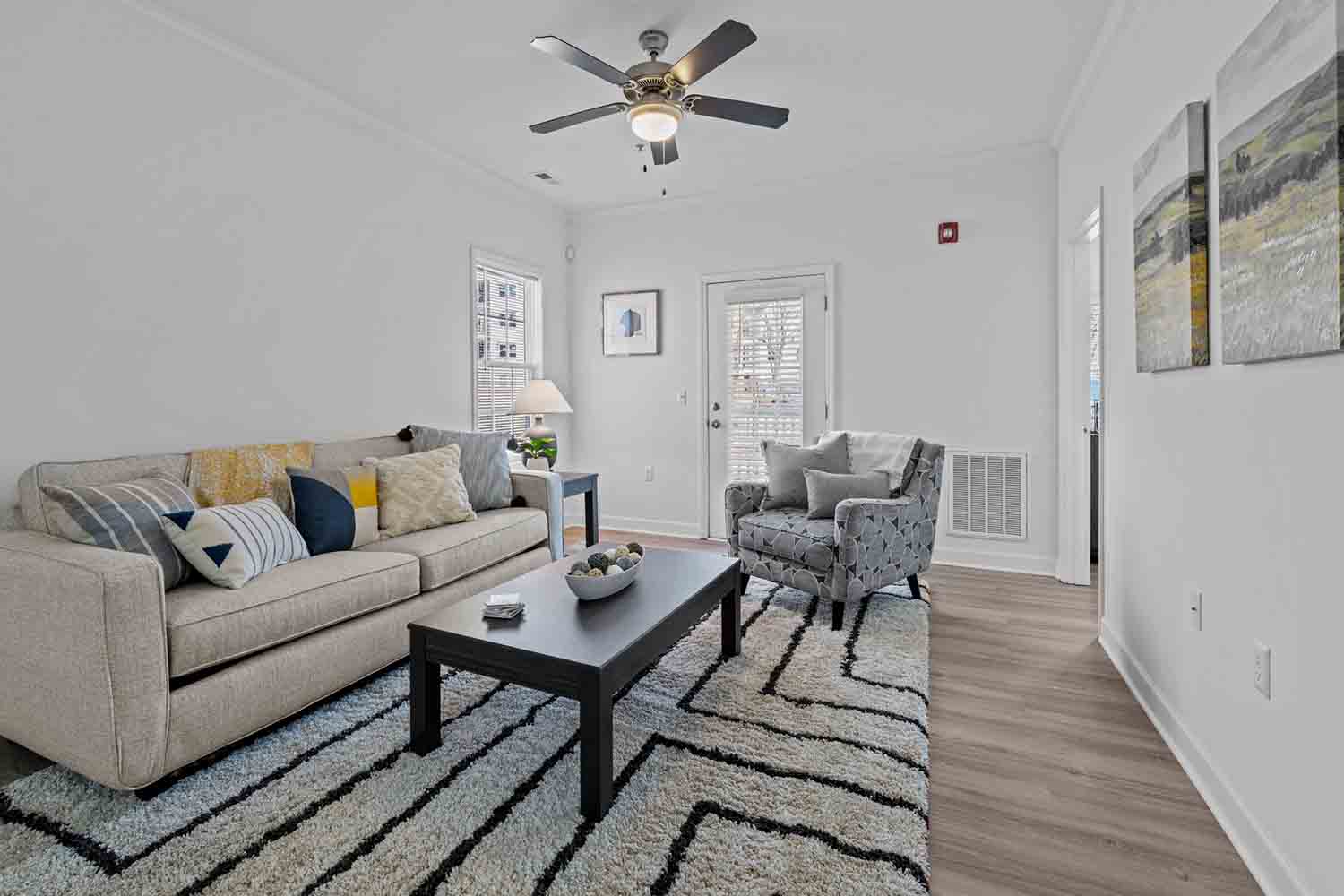 blue hill living room